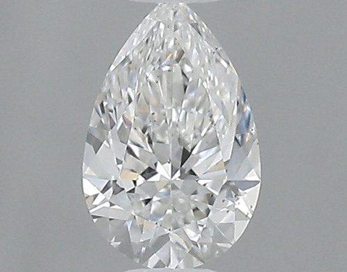 0.37 carat F-SI1 Natūralus Pear Deimantas (1)