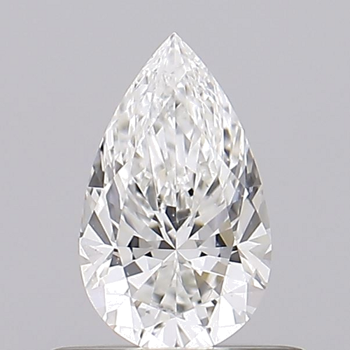 0.5 carat H-SI1 Natūralus Pear Deimantas (1)