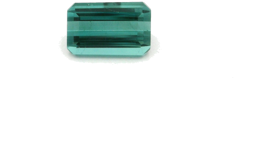 1.18 carat BLUE STEP cut Octagonal Tourmaline (1)