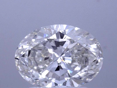 1.51 carat I-SI1 Natūralus Oval Deimantas (1)
