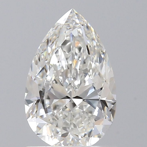 0.9 carat G-SI1 Natūralus Pear Deimantas (1)