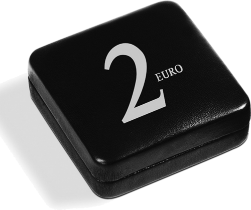 Футляр Nobile Black для монеты 2 евро в капсуле (1)
