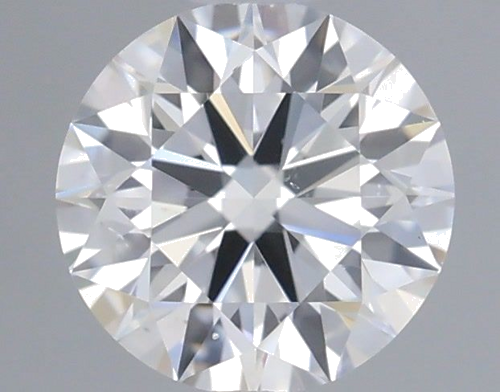 0.42 carat F-SI1 Excellent cut Natūralus Round Deimantas (1)