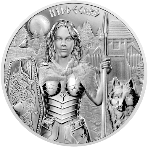 1 oz Valkyries Hildegard 2022 Germany Silver Coin (1)