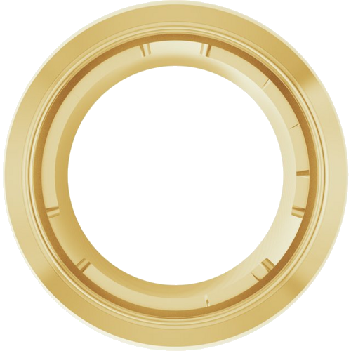 14K Yellow 5.8 mm Round Slide Pendant Mounting (1)