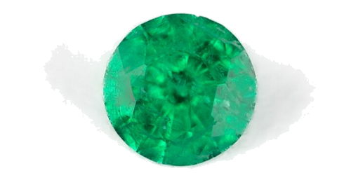 0.24 carat GREEN Round Smaragdas (1)