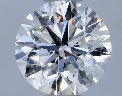 0.57 carat F-SI2 Excellent cut Natūralus Round Deimantas (1)