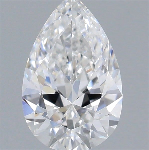 0.5 carat E-VS1 Natūralus Pear Deimantas (1)