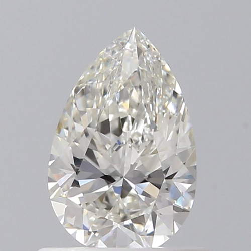 0.6 carat H-SI1 Natūralus Pear Deimantas (1)