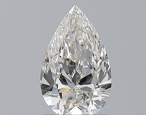0.9 carat G-VS2 Natūralus Pear Deimantas (1)