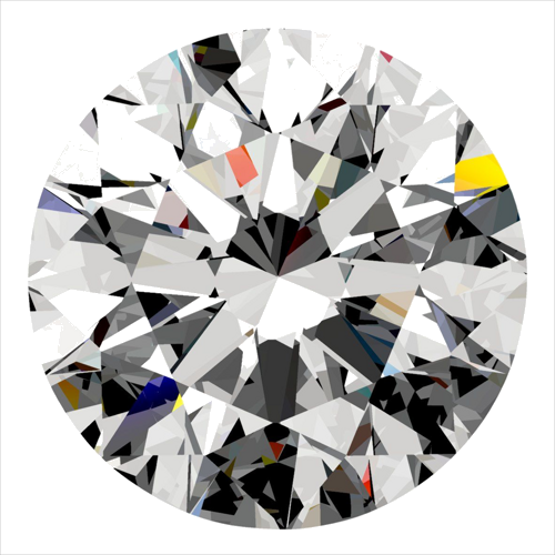 0.3 carat F-VS1 Excellent cut Natūralus Round Deimantas (1)