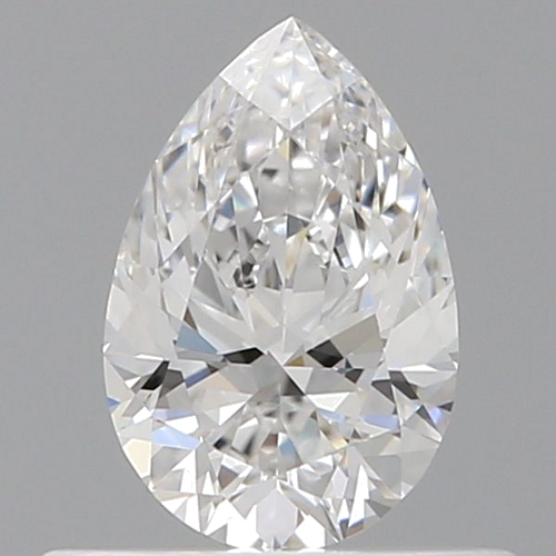 0.43 carat E-VVS1 Natūralus Pear Deimantas (1)