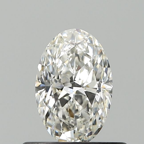 0.5 carat G-SI1 Natūralus Oval Deimantas (1)