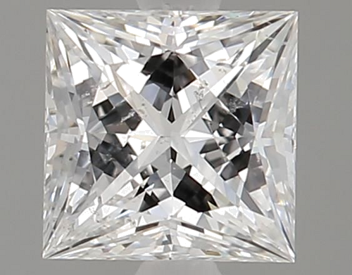 0.58 carat F-SI2 Natūralus Princess Deimantas (1)