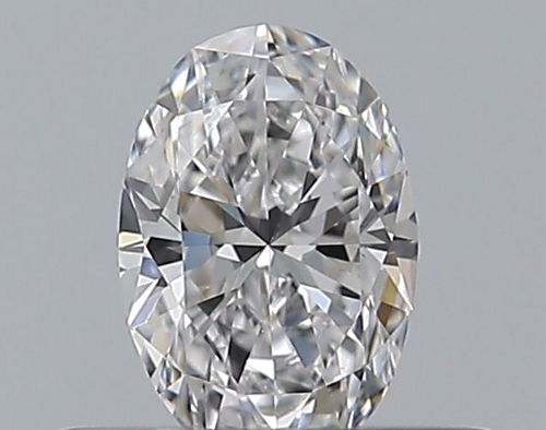 0.32 carat D-VVS2 Natūralus Oval Deimantas (1)