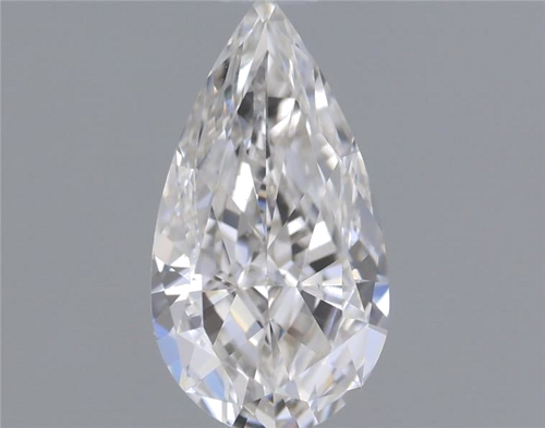 0.55 carat I-VS2 Natūralus Pear Deimantas (1)