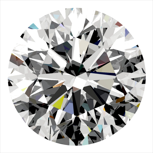 0.3 carat H-VS2 Very Good cut Natūralus Round Deimantas (1)