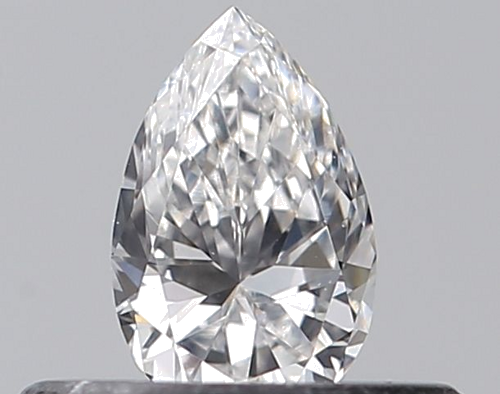0.24 carat E-VS1 Natūralus Pear Deimantas (1)