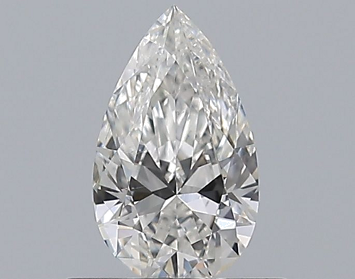 0.5 carat G-SI1 Natūralus Pear Deimantas (1)