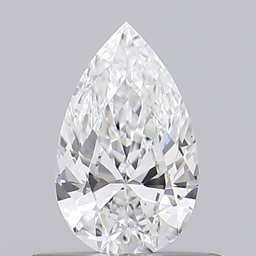 0.4 carat F-VS2 Natūralus Pear Deimantas (1)