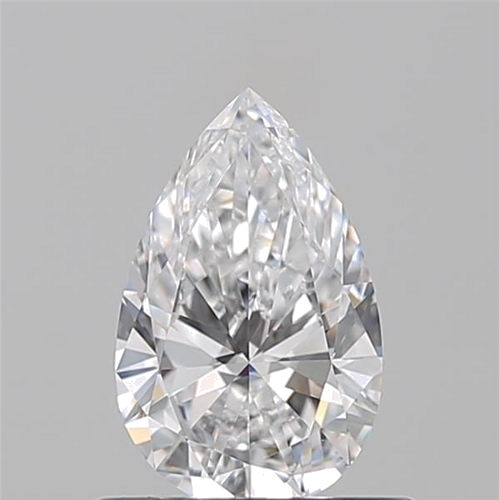 0.6 carat D-VVS1 Natūralus Pear Deimantas (1)