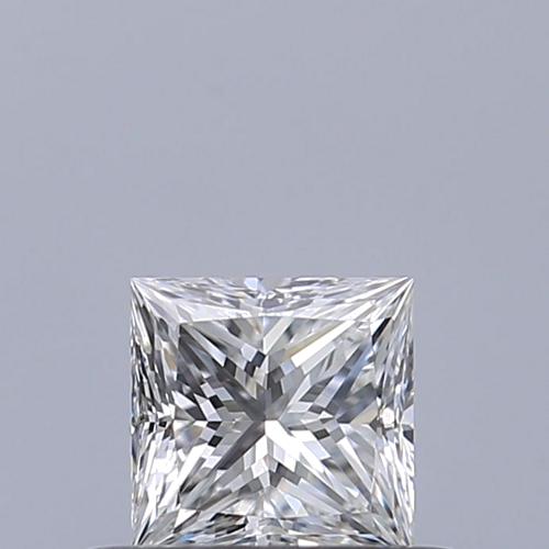 0.37 carat D-VVS1 Natūralus Princess Deimantas (1)