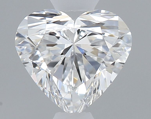 0.5 carat E-VS1 Natūralus Heart Deimantas (1)