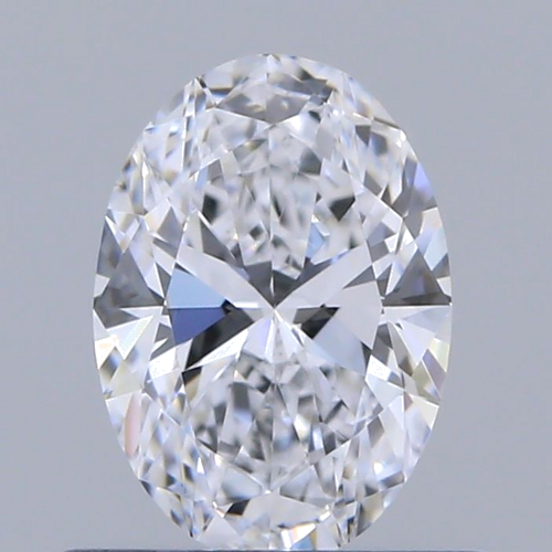 0.57 carat D-VVS2 Natūralus Oval Deimantas (1)