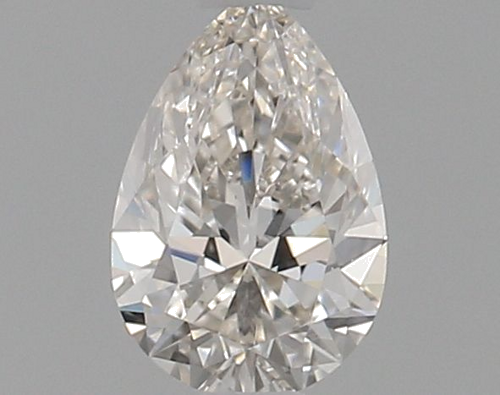0.5 carat I-VVS2 Natūralus Pear Deimantas (1)