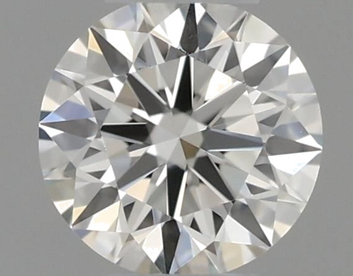 0.19 carat J-VVS1 Excellent cut Natūralus Round Deimantas (1)