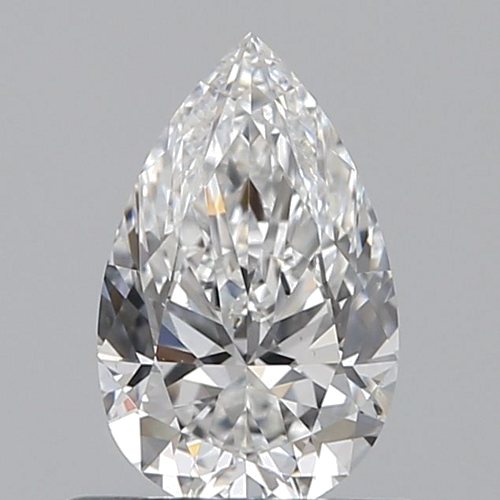 0.6 carat E-VS2 Natūralus Pear Deimantas (1)