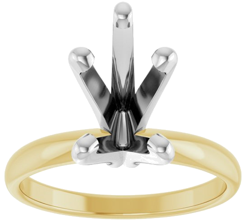 Sužadėtuvių Žiedas „Solitaire“ 14k yellow/white gold Pear 11.5mm x 7.5mm (3)