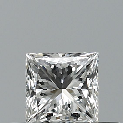 0.33 carat E-VVS1 Natūralus Princess Deimantas (1)
