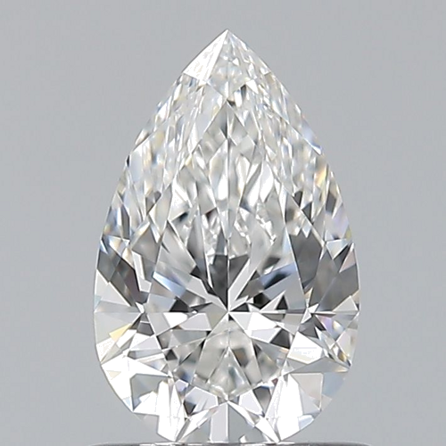 0.7 carat F-IF Natūralus Pear Deimantas (1)