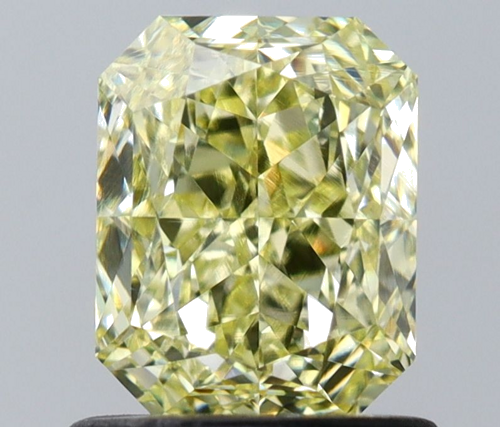 1.01 carat Fancy Light Yellow-VS1 Natūralus Radiant Deimantas (1)