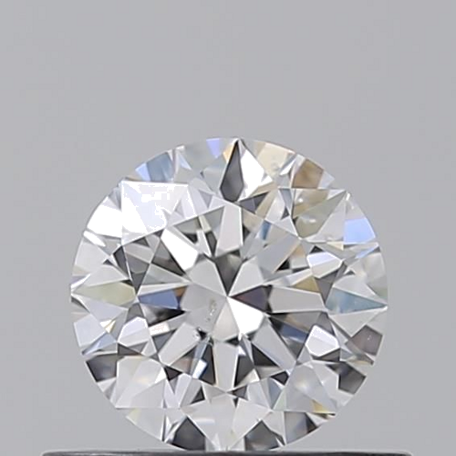 0.51 carat F-SI1 Excellent cut Natūralus Round Deimantas (1)
