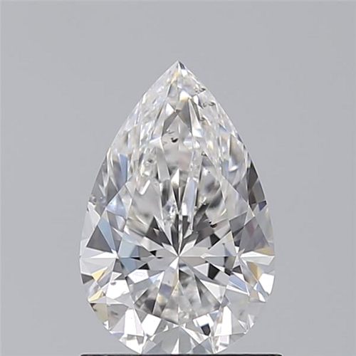 1.01 carat E-SI1 Natūralus Pear Deimantas (1)