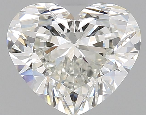 0.9 carat I-SI2 Natūralus Heart Deimantas (1)