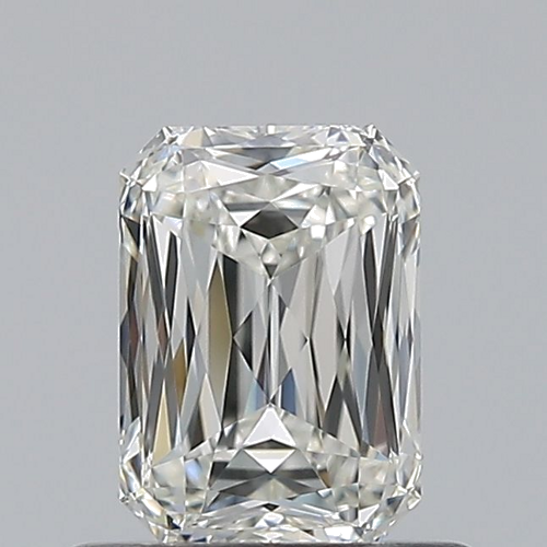 0.66 carat H-VVS2 Natūralus Radiant Deimantas (1)