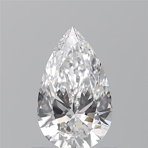 0.71 carat D-VS2 Natūralus Pear Deimantas (1)