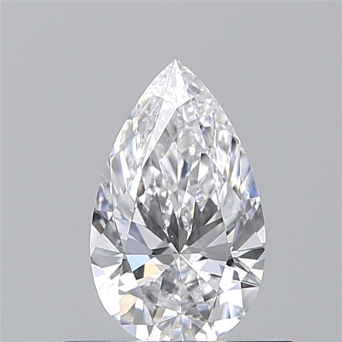 0.52 carat D-VS1 Natūralus Pear Deimantas (1)
