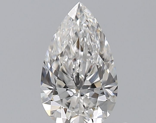 0.5 carat E-VS1 Natūralus Pear Deimantas (1)