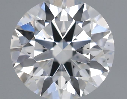 0.38 carat F-SI1 Excellent cut Natūralus Round Deimantas (1)