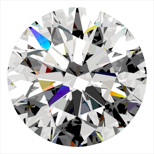 0.35 carat E-VVS1 Excellent cut Natūralus Round Deimantas (1)