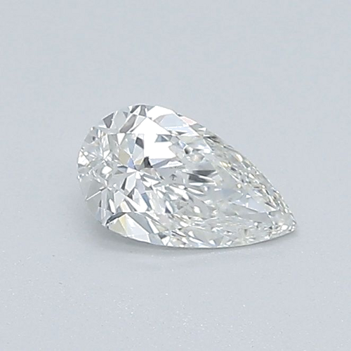 0.3 carat G-VS2 Natūralus Pear Deimantas (1)