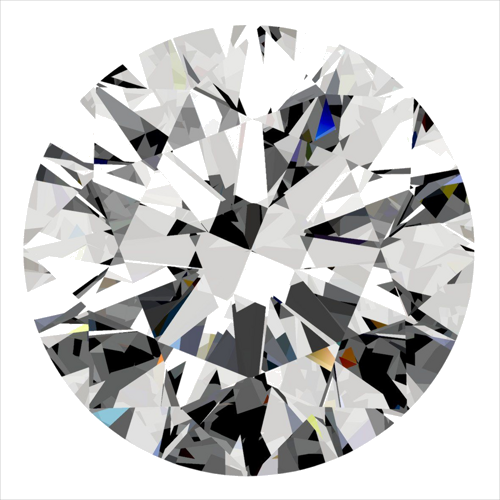 0.3 carat H-SI1 Very Good cut Natūralus Round Deimantas (1)