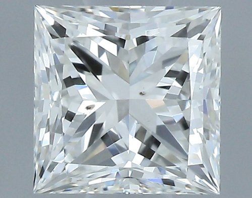 0.54 carat H-SI1 Natūralus Princess Deimantas (1)
