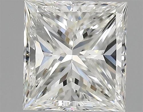 1.0 carat H-VVS2 Natūralus Princess Deimantas (1)