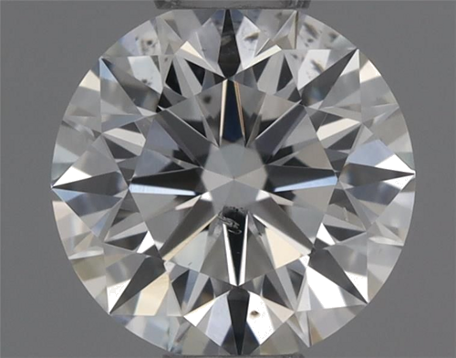 0.43 carat G-SI2 Excellent cut Natūralus Round Deimantas (1)