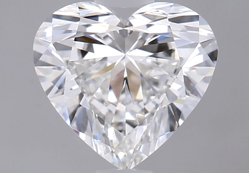 0.89 carat F-VVS1 Natūralus Heart Deimantas (1)